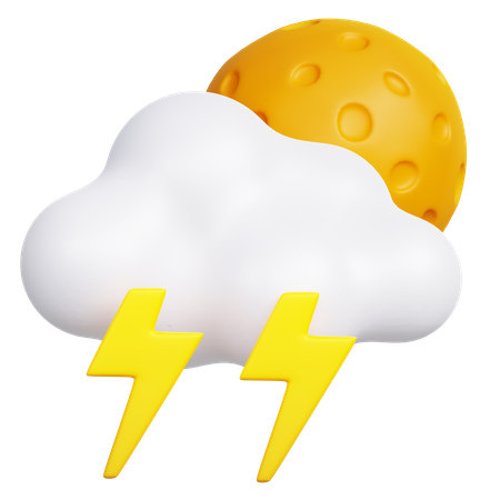 Thunderstorm  3D Icon