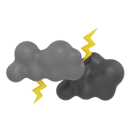 Thunderstorm  3D Icon