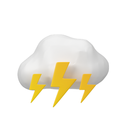 Thunderstorm  3D Icon