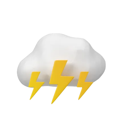 Thunderstorm  3D Icon