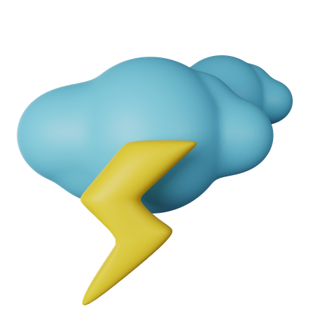 Thunderstorm  3D Icon