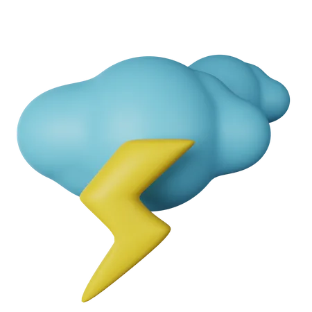 Thunderstorm  3D Icon