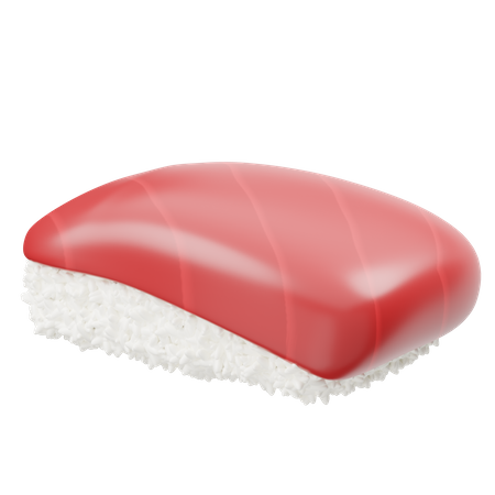 Thunfisch-Nigiri-Sushi  3D Icon