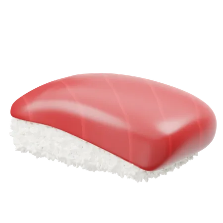 Thunfisch-Nigiri-Sushi  3D Icon