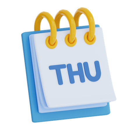 Thursday  3D Icon