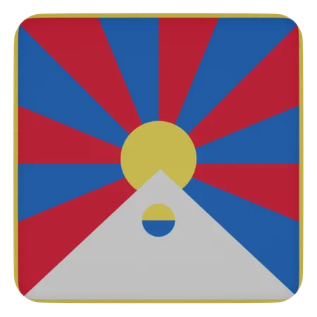 Tibet  3D Icon