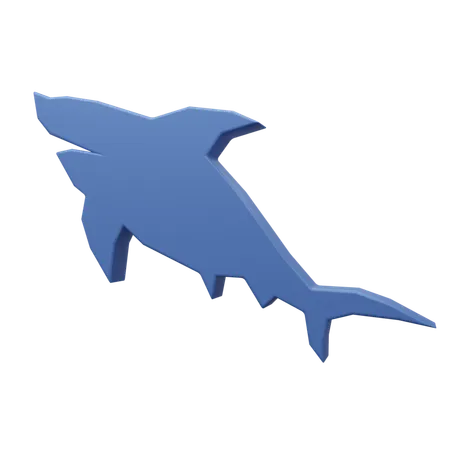 Tiburón  3D Icon