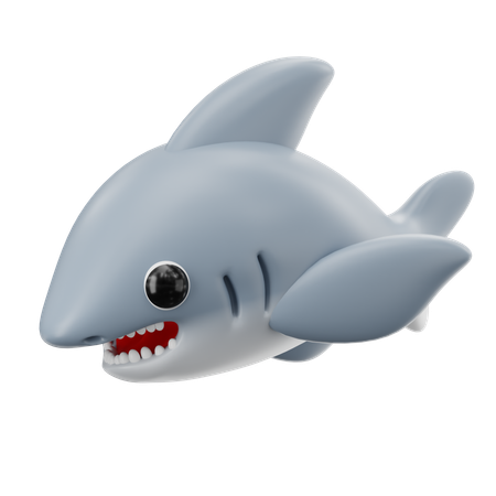 Tiburón  3D Icon