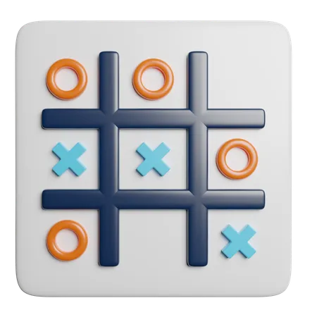 Tic Tac Toe  3D Icon