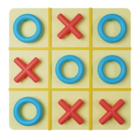 Tic Tac Toe  3D Icon