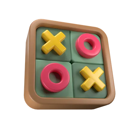 Tic Tac Toe  3D Icon