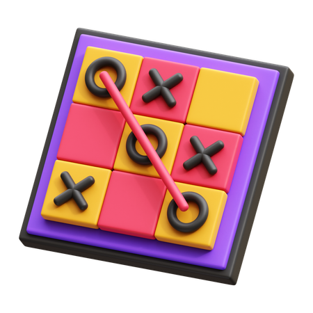 Tic Tac Toe  3D Icon