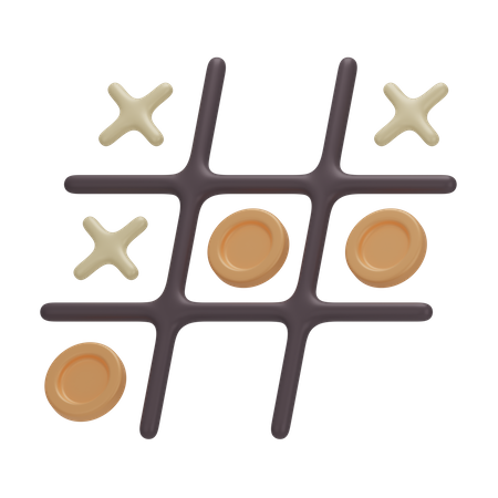 Tic Tac Toe  3D Icon