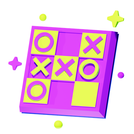 TIC TAC TOE  3D Icon