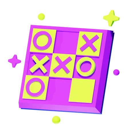 TIC TAC TOE  3D Icon