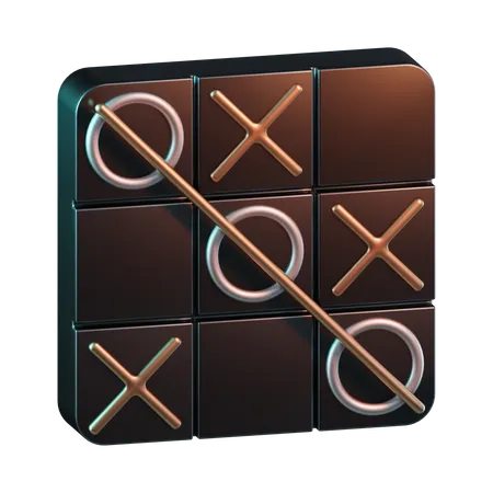 Tic tac toe  3D Icon