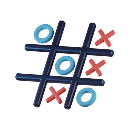 Tic Tac Toe  3D Icon