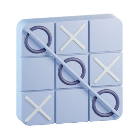 Tic Tac Toe  3D Icon