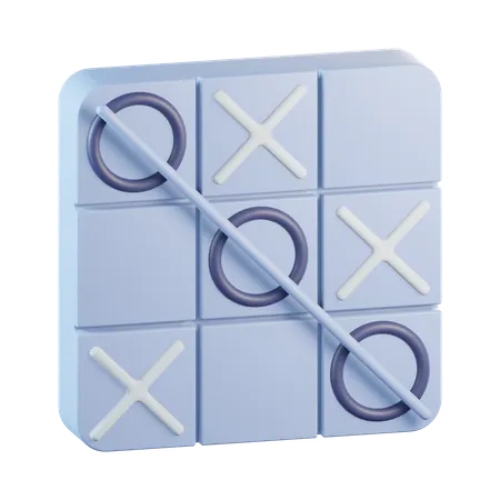 Tic Tac Toe  3D Icon