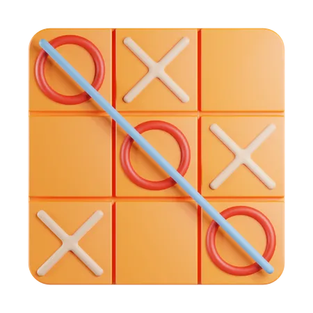 Tic Tac Toe  3D Icon