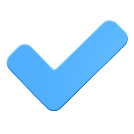 Tick  3D Icon