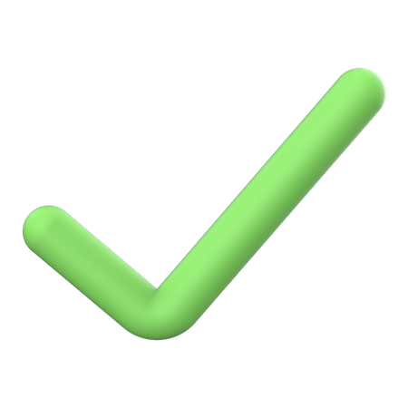 Tick  3D Icon