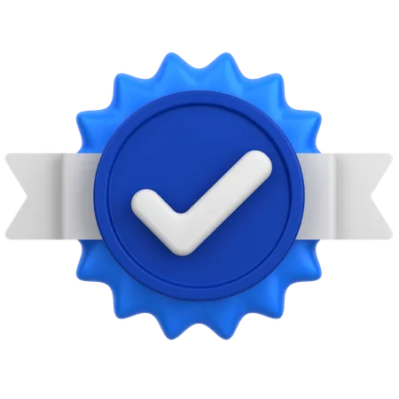 Tick Badge  3D Icon