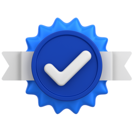 Tick Badge  3D Icon