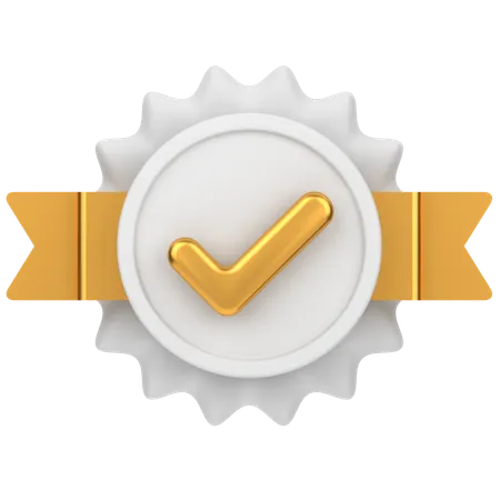Tick Badge  3D Icon