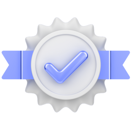 Tick Badge  3D Icon