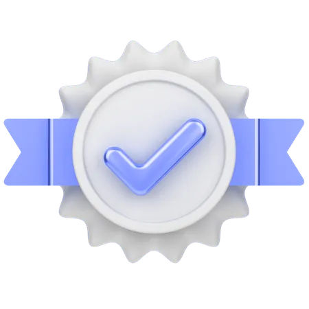 Tick Badge  3D Icon