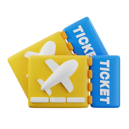 Ticket  3D Icon