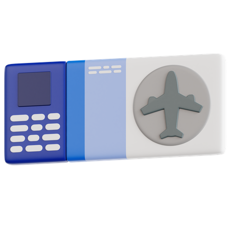 Ticket  3D Icon