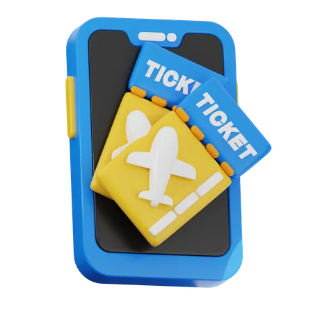 Ticket  3D Icon