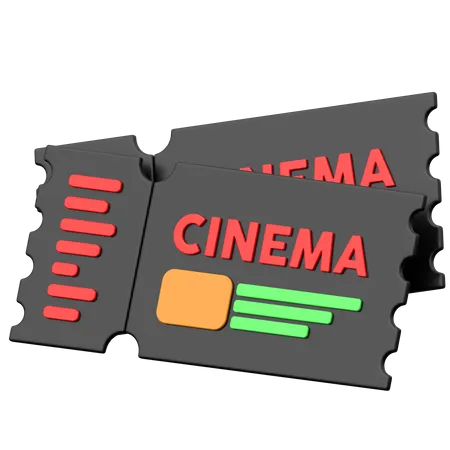 Ticket  3D Icon