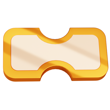 Ticket  3D Icon
