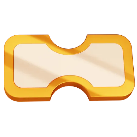 Ticket  3D Icon