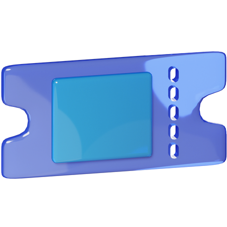 Ticket  3D Icon
