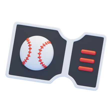 TICKET  3D Icon
