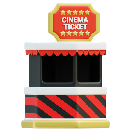 Ticket Office  3D Icon