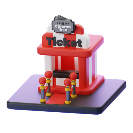 TICKET OFFICE  3D Icon