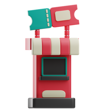 Ticket Office  3D Icon