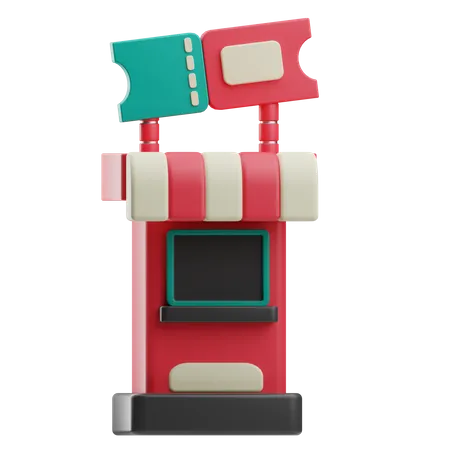 Ticket Office  3D Icon