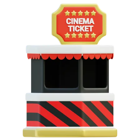 Ticket Office  3D Icon