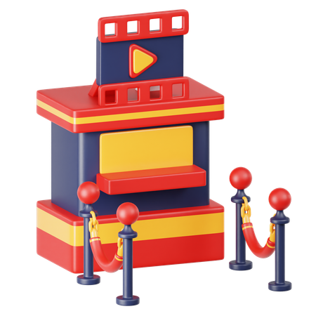 Ticket Office  3D Icon