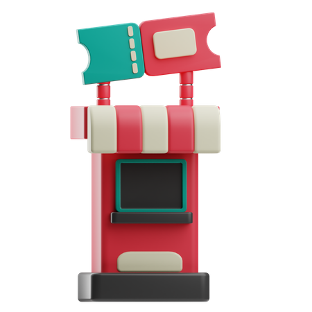 Ticket Office  3D Icon