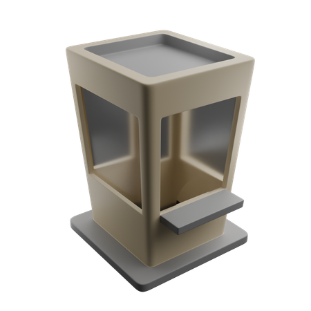 Ticket Window  3D Icon