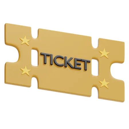 TICKETS  3D Icon