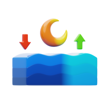 Tide  3D Icon