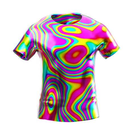 Tie-Dye  3D Icon